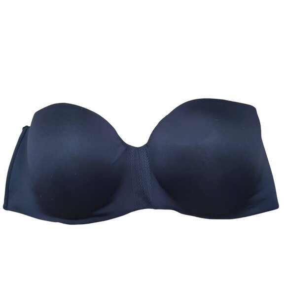 Maidenform SE0015 Self Expressions Black Strapless Wireless Bra Full Figure 40DD - Picture 1 of 4